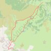 Liset de Hount Blanque et la Montagnette depuis le Peyras GPS track, route, trail
