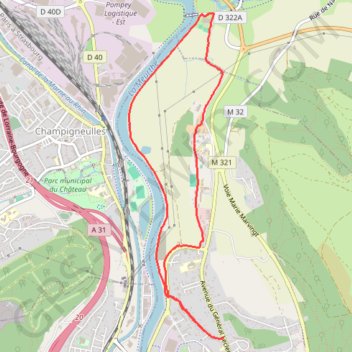 Pixerecourt GPS track, route, trail