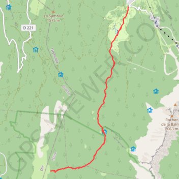 Darbounouse, un pas vers les Hauts-Plateaux du Vercors GPS track, route, trail