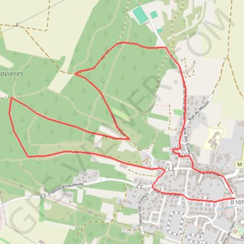 Circuit du Four à Chaux - Ahuy GPS track, route, trail