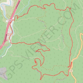 Randonnée à partir du Col de l'Auriasque GPS track, route, trail