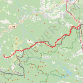 Traversée des Pyrénées - Étape 35 GPS track, route, trail
