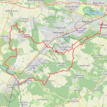 Étang de Saint-Hubert GPS track, route, trail