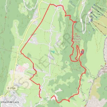 Les quatres montagnes GPS track, route, trail