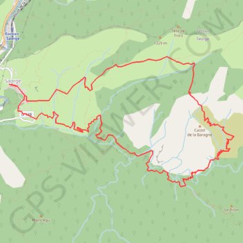 Saorge - vallée de la Bendola (06) GPS track, route, trail