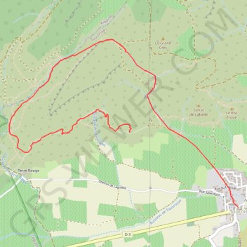 En Corbières - Le Sentier Francis Lastenouse - Tournissan GPS track, route, trail
