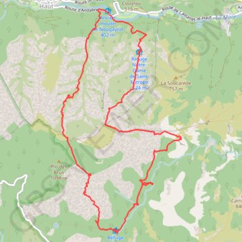 Randonnée Saint eutrope le nasseline GPS track, route, trail