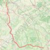De Fontainebleau à Morey GPS track, route, trail
