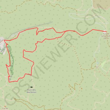 Gardiole - cirque des Pételins - Cassis GPS track, route, trail