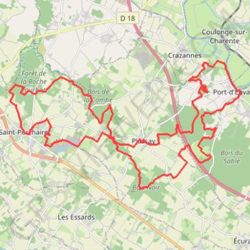 Ciruit des 3 Chateaux GPS track, route, trail
