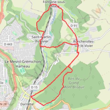Darnetal GPS track, route, trail
