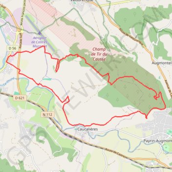 Le Caucalières-Labruguière GPS track, route, trail