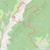 Par les Pas de Montbrun et de Rocheplane depuis les Massards GPS track, route, trail