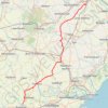 Braintree-Norwich-115km GPS track, route, trail