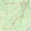 GR131 Randonnée du Mont-Beuvray (Morvan) à Le Châtelot (Saône-et-Loire) GPS track, route, trail