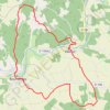 Boucle de Bourdeilles GPS track, route, trail