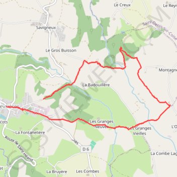 Marche du 1er mai - Chevrière GPS track, route, trail