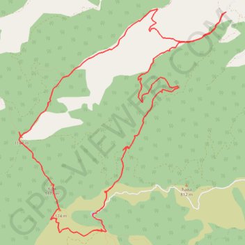 Troglav 3 vrha GPS track, route, trail
