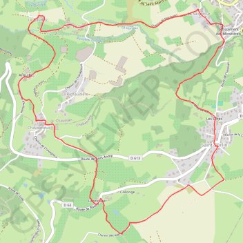Saint Sorlin (69) GPS track, route, trail