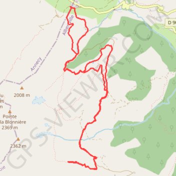 Le Cornet GPS track, route, trail