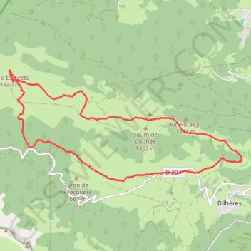 Boucle pic escuret GPS track, route, trail