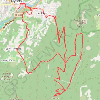 Garde Grosse GPS track, route, trail