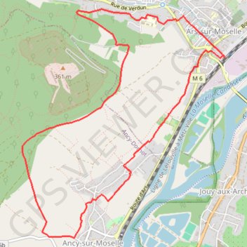 Ars-sur-Moselle (gare) GPS track, route, trail