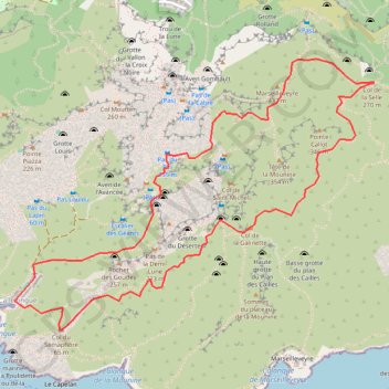 Marseilleveyre - Goudes GPS track, route, trail