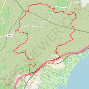 Au-dessus de Salses-le-Château GPS track, route, trail