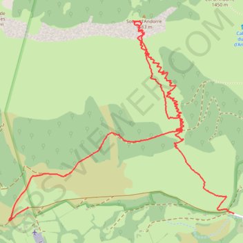 Soum d'Andorre GPS track, route, trail