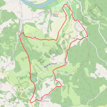 Veyrines-de-Domme GPS track, route, trail