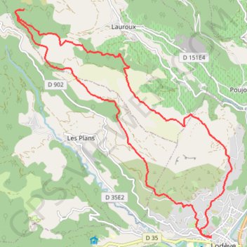 Le plateau de Grézac GPS track, route, trail