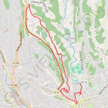 Calade 10k 20-09-23 GPS track, route, trail