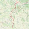 GR36 De Brain-sur-Allonnes (Maine-et-Loire) à Gourgé (Deux-Sèvres) GPS track, route, trail