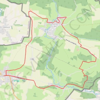 Circuit des 2 rivières - Cousolre GPS track, route, trail
