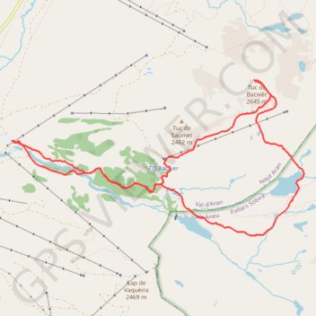 Tuc de Baciver GPS track, route, trail