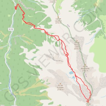 Pic de Thou GPS track, route, trail