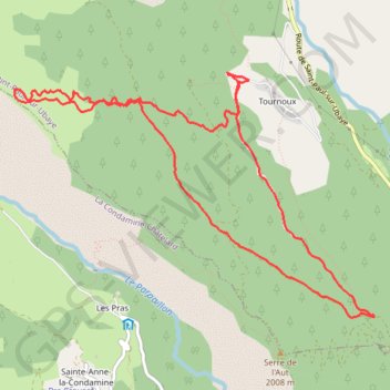 Croix tournoux GPS track, route, trail