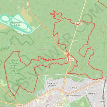 Fontainebleau - Cassepot GPS track, route, trail