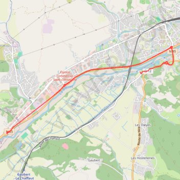 Vélo Triathlon Digne-les-bains GPS track, route, trail