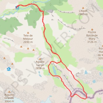 Col de Marinet GPS track, route, trail
