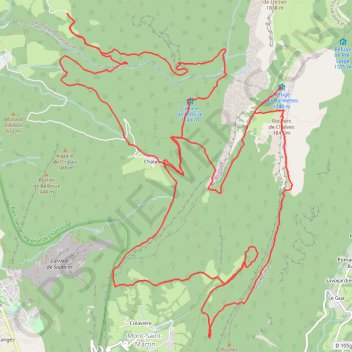 Passières de Charminelle et arête sud de Chalves GPS track, route, trail