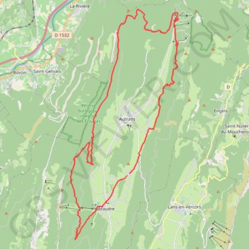 1-4 Noire (31) : Nave - Les Pichères GPS track, route, trail