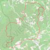 Le tour du Devès (Le Barroux, 84) GPS track, route, trail