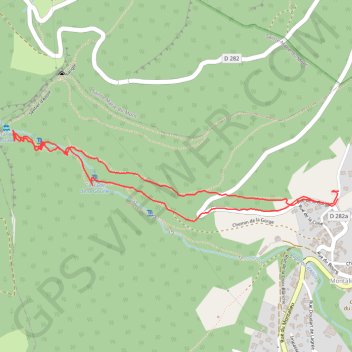 Via ferrata de St-Vincent de Mercuze GPS track, route, trail