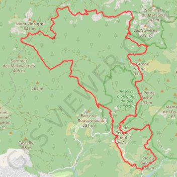 Découvrir l'Estérel - Saint-Raphaêl GPS track, route, trail