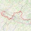Le chemin clunisien - De Moissac à Agen GPS track, route, trail