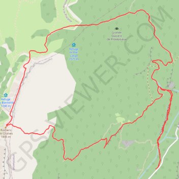 Rochers de Chalves en Boucle depuis Pomarey (Chartreuse) GPS track, route, trail