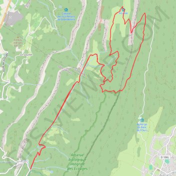 Tour des Ecouges GPS track, route, trail