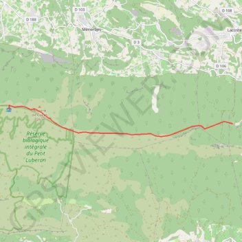 Le Bastidon du Pradon GPS track, route, trail